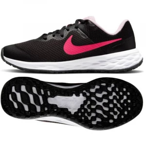 Buty do biegania Nike Revolution 6 Jr DD1096 007 czarne