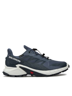 Buty do biegania Salomon Supercross 4 Gore-Tex L47462300 Granatowy