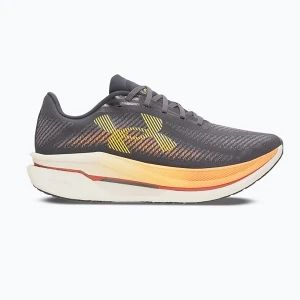 Buty do biegania Under Armour Velociti Pro 2 anthracite / dusty coral / zeppelin yellow Szary
