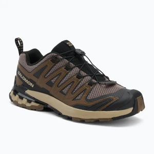 Buty do bieganie męskie Salomon XA Pro 3D V9 falcon/desert tan/black Brązowy