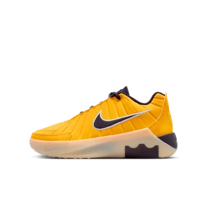 Buty do koszykówki dla dużych dzieci LeBron Witness 9 - Żółty Nike