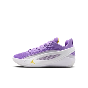 Buty do koszykówki dla dużych dzieci Luka 5 „Black Metallic” - Biel Nike