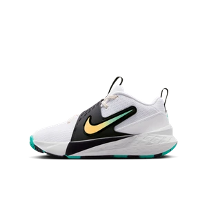 Buty do koszykówki dla dużych dzieci Nike Team Hustle D 12 - Biel