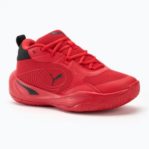 Buty do koszykówki dziecięce PUMA Playmaker Pro JR for all time red/puma black