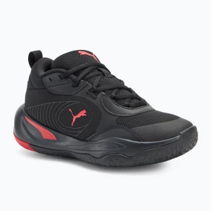 Buty do koszykówki dziecięce PUMA Playmaker Pro JR puma black/for all time red