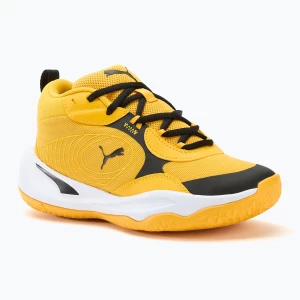 Buty do koszykówki dziecięce PUMA Playmaker Pro JR yellow sizzle/puma blackl