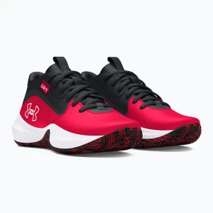 Buty do koszykówki dziecięce Under Armour GS Lockdown 7 red/black/white