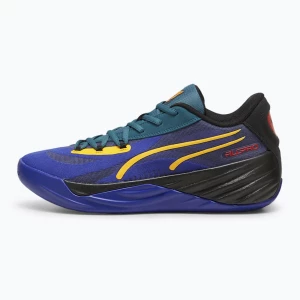 Buty do koszykówki męskie PUMA All-Pro Nitro Crowd Craze lapis lazuli/cold green/puma black