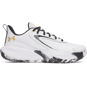Buty do koszykówki uniseks Under Armour UA Lockdown 8 - białe