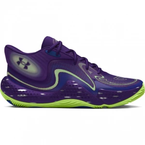 Buty do koszykówki uniseks Under Armour UA Spawn 6 Mid Start Of Season - fioletowe