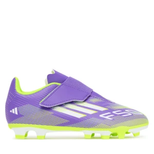 Buty do piłki nożnej adidas F50 Club Hook-and-Loop Firm/Multi-Ground Boots Kids JI0036 Fioletowy