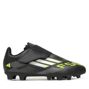 Buty do piłki nożnej adidas F50 Club Hook-and-Loop Firm/Multi-Ground Boots Kids JI0037 Czarny
