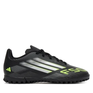 Buty do piłki nożnej adidas F50 Club Turf Boots Kids JI0038 Czarny