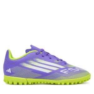 Buty do piłki nożnej adidas F50 Club Turf Boots Kids JI0039 Fioletowy