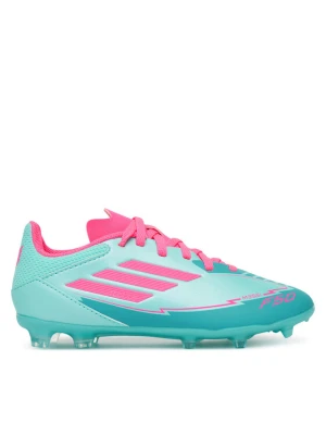 Buty do piłki nożnej adidas F50 League Messi Firm / Multi-Ground IH0931 Turkusowy