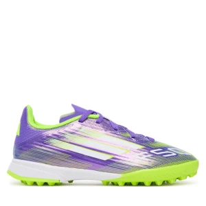 Buty do piłki nożnej adidas F50 League Turf Boots Kids JI0000 Fioletowy