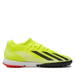 Buty do piłki nożnej adidas X Crazyfast League Turf Boots IF0698 Żółty