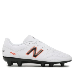 Buty do piłki nożnej New Balance 442 v2 Academy Jnr Fg JS43FWD2 Biały