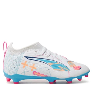 Buty do piłki nożnej Puma ULTRA 5 MATCH VOL. UP FG/AG Jr 108065 01 Biały