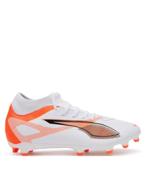 Buty do piłki nożnej Puma Ultra 5 Play+ Fg / Ag 108168 01 Biały