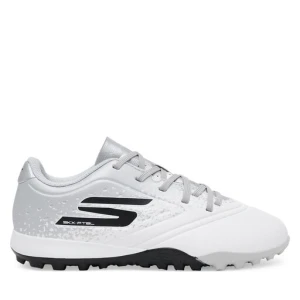 Buty do piłki nożnej Skechers Razor 1.5 Jr Youth Tf 252061L/WSL Biały