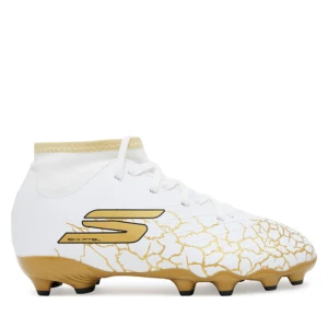 Buty do piłki nożnej Skechers Skx_1.5 High Jr Td Fg 252086N/WBGD Biały