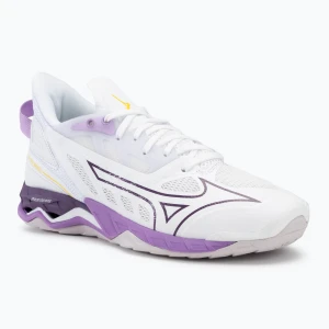 Zdjęcie produktu Buty do piłki ręcznej damskie Mizuno Wave Mirage 5 white/patrician purple/quince