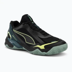 Zdjęcie produktu Buty do piłki ręcznej męskie PUMA Solarstrike 4 puma black/green terrain/fizzy light