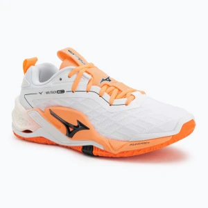 Buty do piłki ręcznej Mizuno Wave Stealth Neo 2.1 white / black / flamingo coral