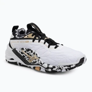 Buty do piłki ręcznej Mizuno Wave Stealth Neo 2 white/black/ge gold