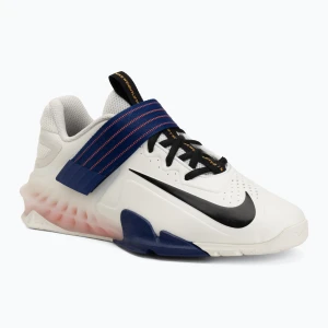 Buty do podnoszenia ciężarów Nike Savaleos sail / deep royal blue / magic ember / black Biały