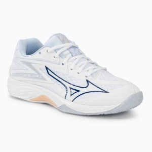 Buty do siatkówki damskie Mizuno Thunder Blade Z white/navy peony/peach parfait