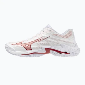 Buty do siatkówki damskie Mizuno Wave Lightning Elite white/rose elegance/lava falls