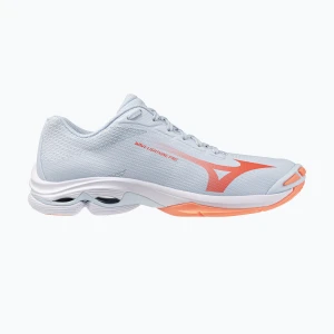 Buty do siatkówki damskie Mizuno Wave Lightning Pro blue finch / lava orange / flamingo coral