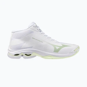 Buty do siatkówki damskie Mizuno Wave Lightning Pro Mid white / aqua gray / ambrosia