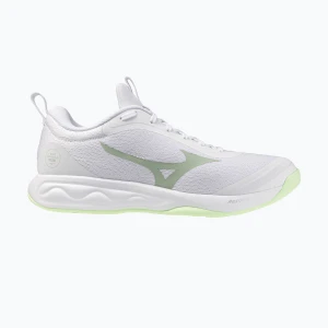 Buty do siatkówki damskie Mizuno Wave Luminous Pro white / aqua gray / ambrosia
