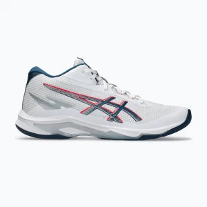 Buty do siatkówki męskie ASICS Netburner Ballistic FF 4 white/mako blue
