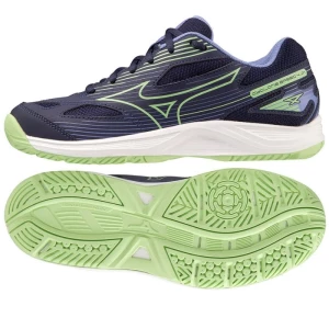 Buty do siatkówki Mizuno Cyclone Speed 4 Jr V1GD231011 niebieskie niebieskie