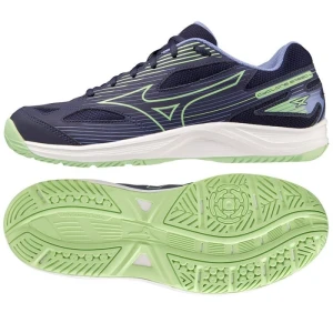 Buty do siatkówki Mizuno Cyclone Speed 4 M V1GA238011 niebieskie niebieskie