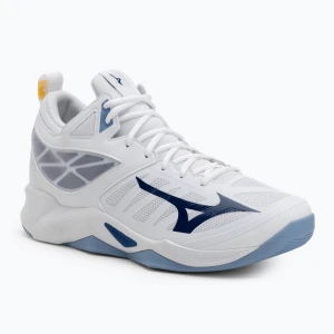 Buty do siatkówki Mizuno Wave Dimension Mid white/bellwether blue/belairblu