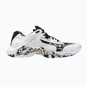 Buty do siatkówki Mizuno Wave Lightning Z8 white/black/ge gold