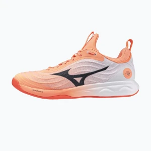 Buty do siatkówki Mizuno Wave Luminous Elite flamingo coral / carbon / white Pomarańczowy
