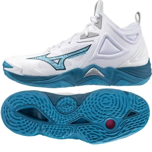 Buty do siatkówki Mizuno Wave Momentum 3 Mid V1GA231721 białe