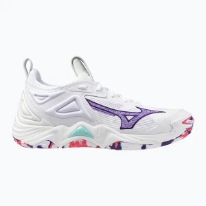 Buty do siatkówki Mizuno Wave Momentum 3 white/violet indigo/camellia rose