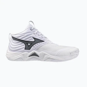 Buty do siatkówki Mizuno Wave Momentum Elite Mid white / metallic gray / black