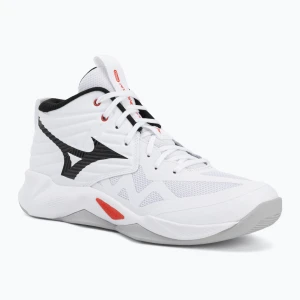 Buty do siatkówki Mizuno Wave Momentum Pro Mid white/black/fiery red