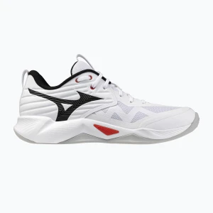 Buty do siatkówki Mizuno Wave Momentum Pro white/black/fiery red