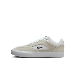Buty do skateboardingu dla dużych dzieci Nike SB Malor - Biel
