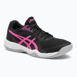 Buty do squasha damskie ASICS Upcourt 5 black/hot pink