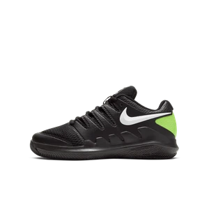 Buty do tenisa dla małych/dużych dzieci NikeCourt Jr. Vapor X - Czerń